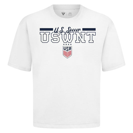USWNT Levelwear Vanguard Luxe Signature T-Shirt on sale - White