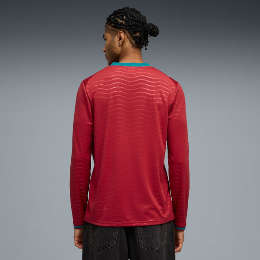 Portugal National Team 2026 Home Replica Long Sleeve Jersey for sale - Red