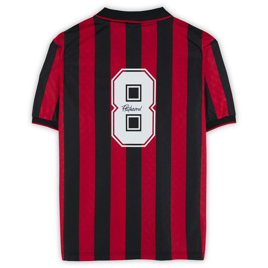 Frank Rijkaard AC Milan Autographed Red/Black Home Jersey on sale - Icons