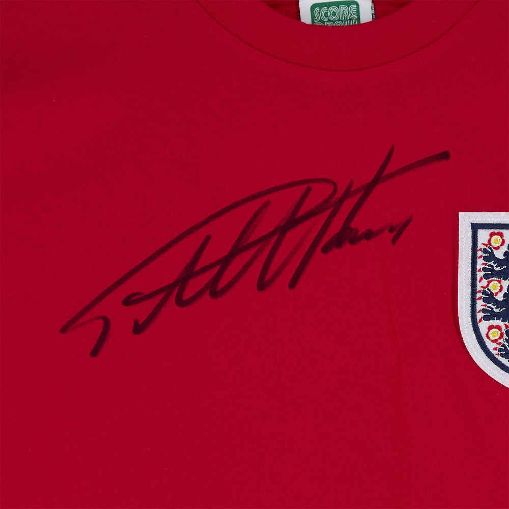 Sir Geoff Hurst England National Team Autographed 1966 Score Draw Jersey for sale - Icons