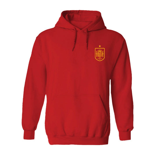 Spain National Team Vive La Fete Women's Impressions Artwork Hoodie for sale - Red
