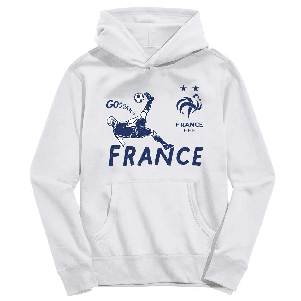 France National Team Vive La Fete Youth Chilena Style Hoodie for sale - White