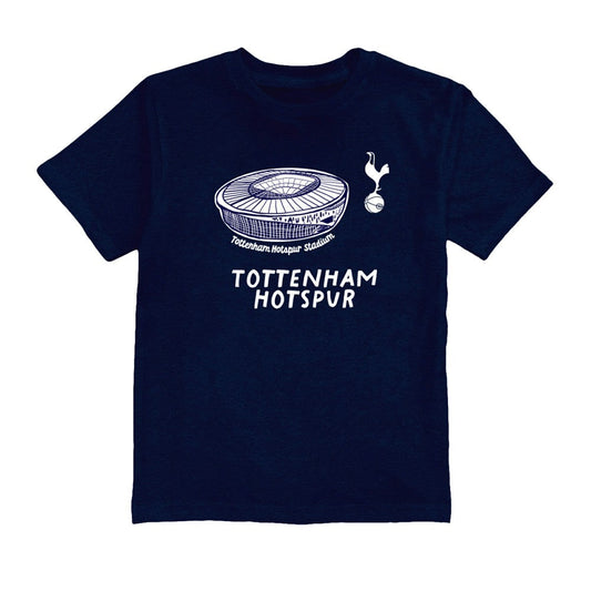 Cristian Romero Tottenham Hotspur Vive La Fete Youth Player Name & Number Stadium Style T-Shirt Sale - Navy