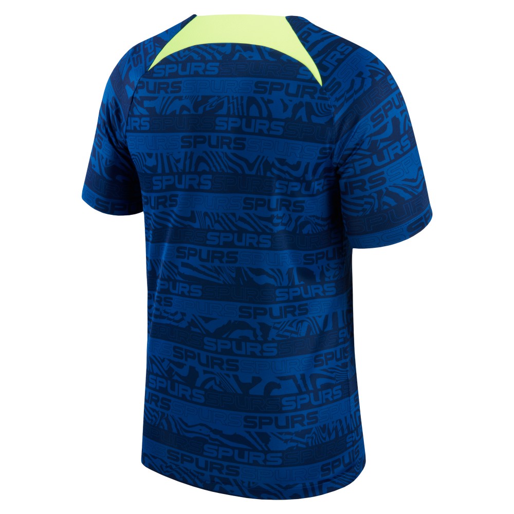 Tottenham Hotspur Youth 2022 Pre-Match Raglan Performance Top Sale - Blue