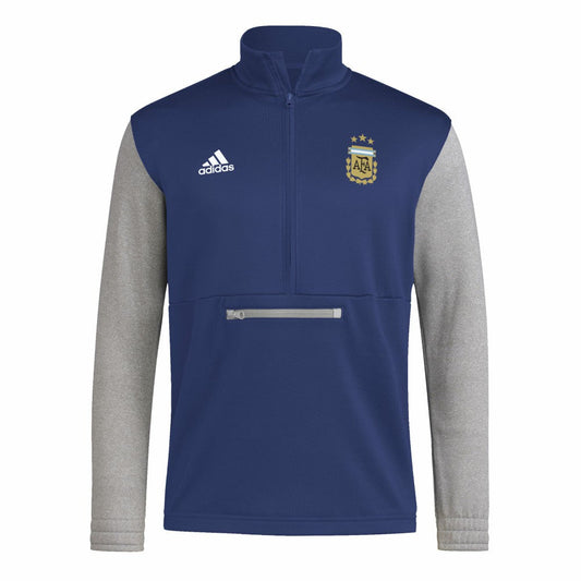 Argentina National Team Crest Long Sleeve Half-Zip Top for sale - Navy