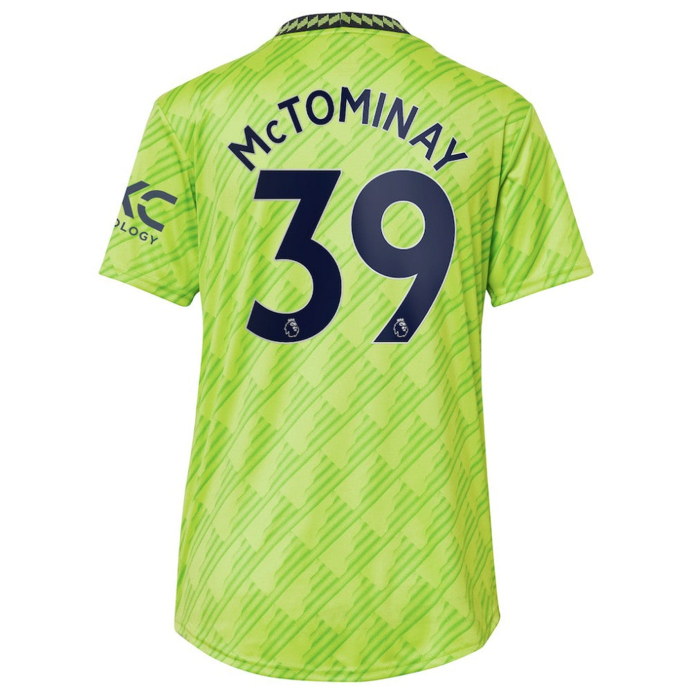 Scott McTominay Manchester United Women's 2022/23 Third Replica Player Jersey Discount - Neon Green