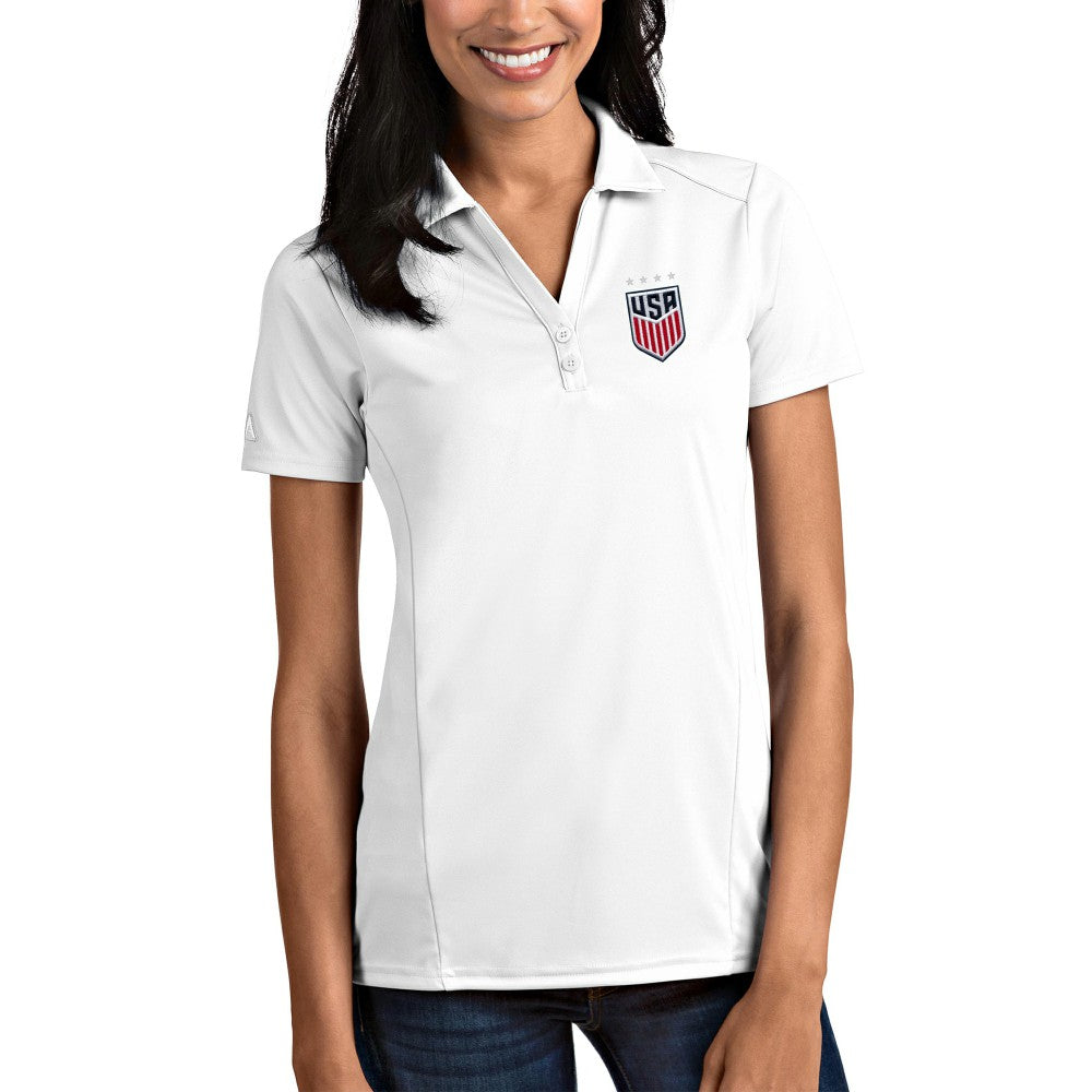 USWNT Antigua Women's Tribute Polo for sale - White