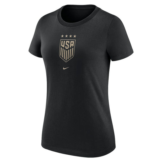 USWNT Women's Crest T-Shirt on sale - Black