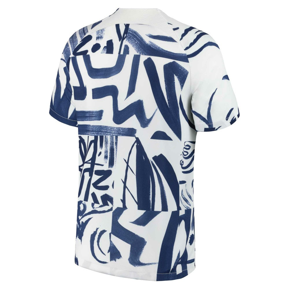 France Women's National Team 2023 Academy Pro Pre-Match Top for sale - White