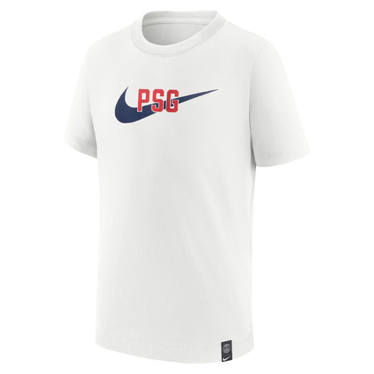 Paris Saint-Germain Youth Swoosh T-Shirt on sale - White