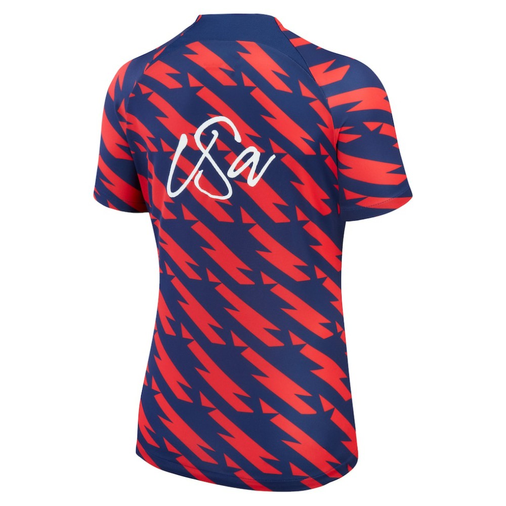 USMNT Women's 2023 Strike Drill Pre-Match Top for sale - Red