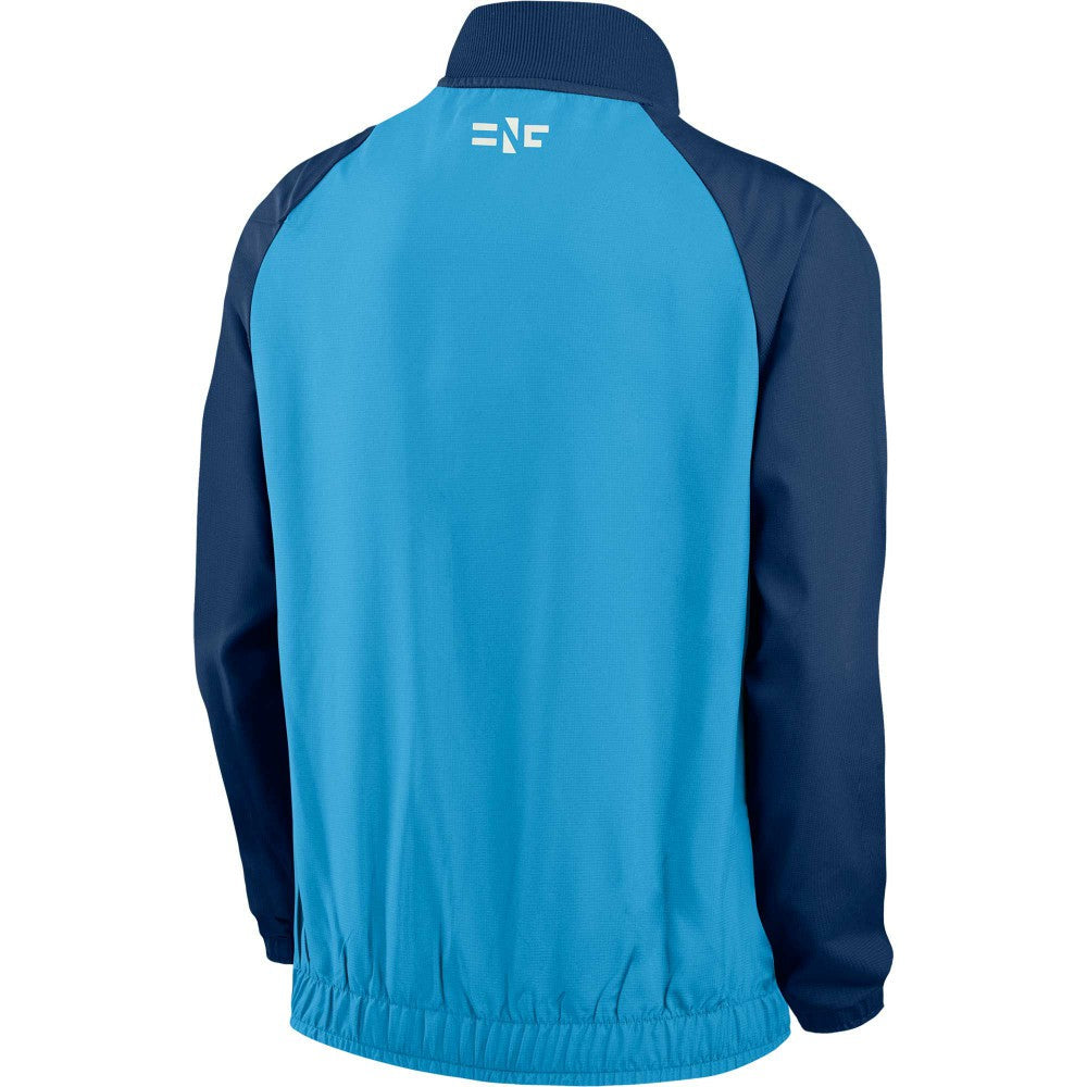 England Women's National Team Women's 2023 Anthem Raglan Performance Full-Zip Jacket for sale - Blue