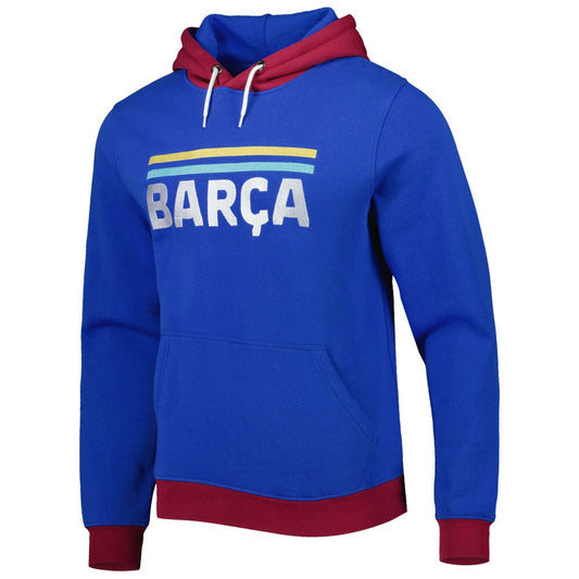 Barcelona Outdoor Pullover Hoodie on sale - Blue