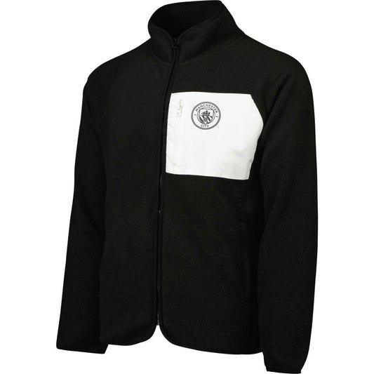 Manchester City Pile Raglan Full-Zip Jacket Discount - Black