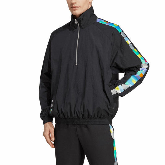 Peter Saville x Manchester United Half-Zip Pullover Jacket – Black