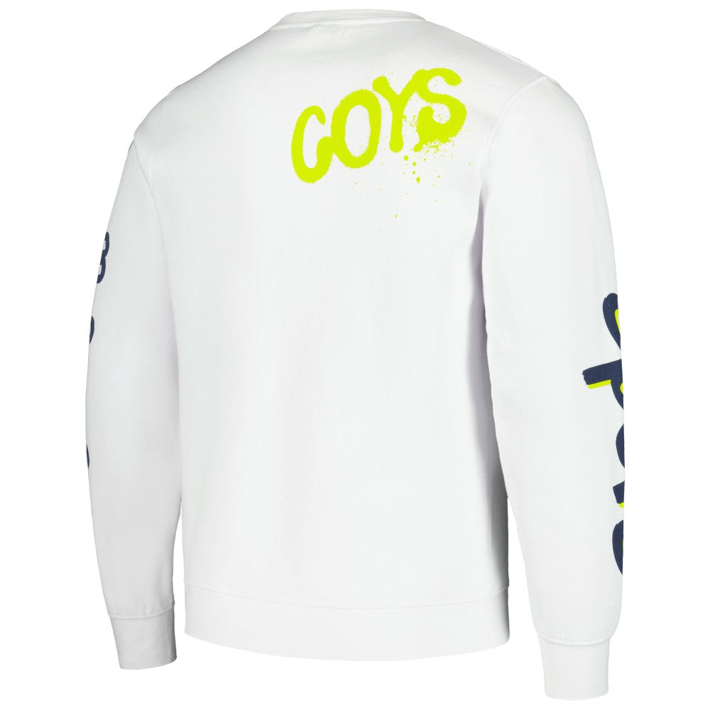 Tottenham Hotspur Graffiti Pullover Sweatshirt Sale - White
