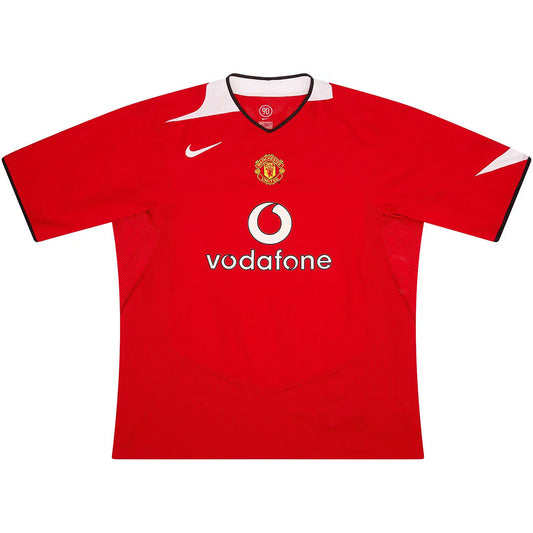 Rooney #8 Retro Manchester United Home Jersey 2004/06