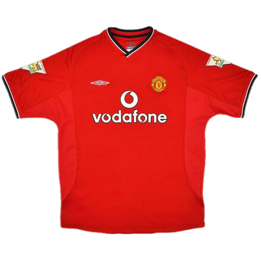 KEANE #16 Retro Manchester United Home Jersey 2000/02