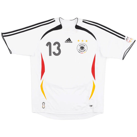 BALLACK #13 Retro Germany Home Jersey World Cup 2006