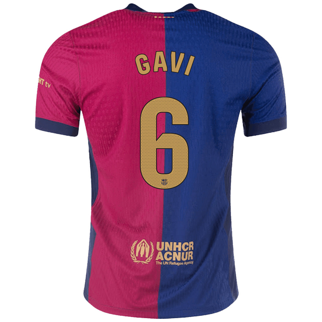 GAVI #6 Barcelona Home Match Jersey