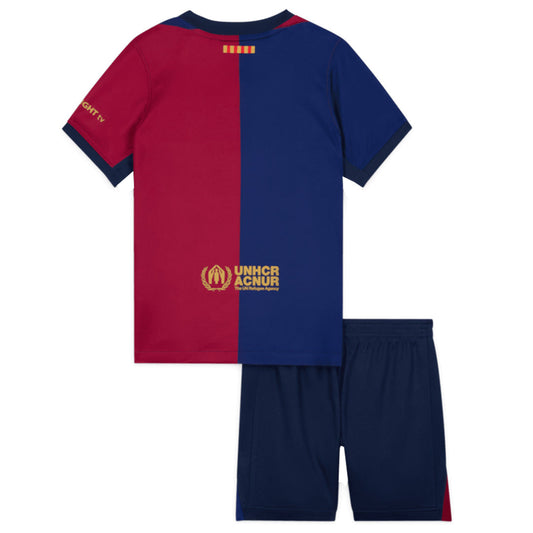 Kids Barcelona Home Spotify Logo Without Text Jersey Kit