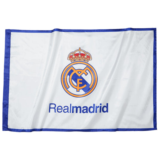 Real Madrid Team Flag - White/Blue