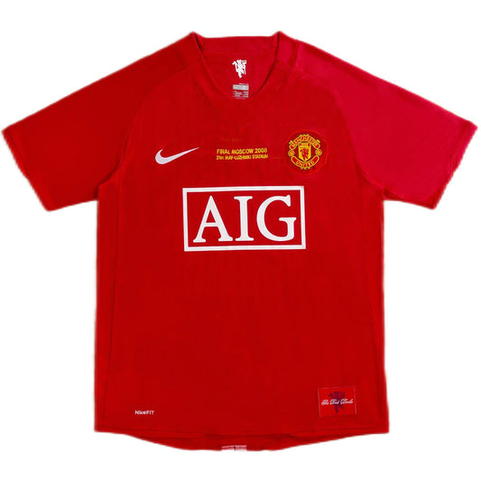 RONALDO #7 Retro Manchester United UCL Final Home Jersey 2007/08