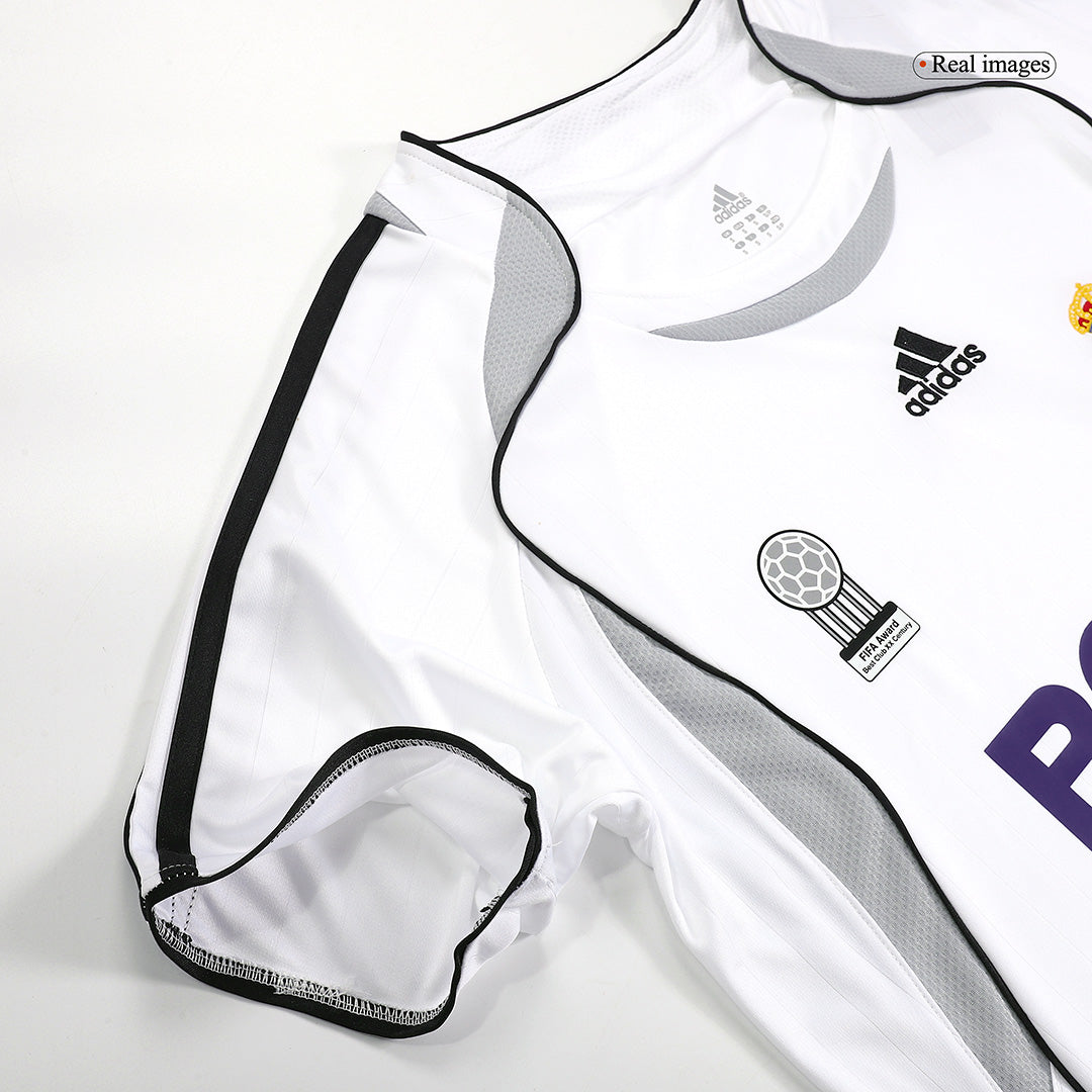 Ronaldo #9 Retro Real Madrid Home Jersey 2006/07