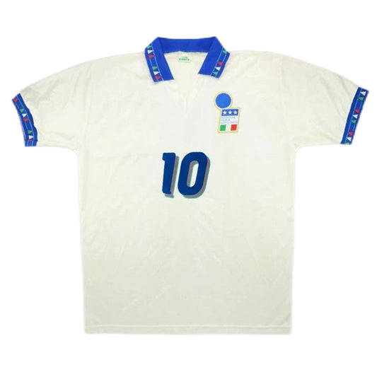 R.Baggio #10 Retro Italy Away Jersey World Cup 1994