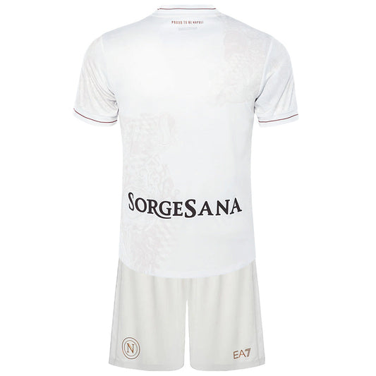 Kids Napoli Away Jersey Kit 2025/26