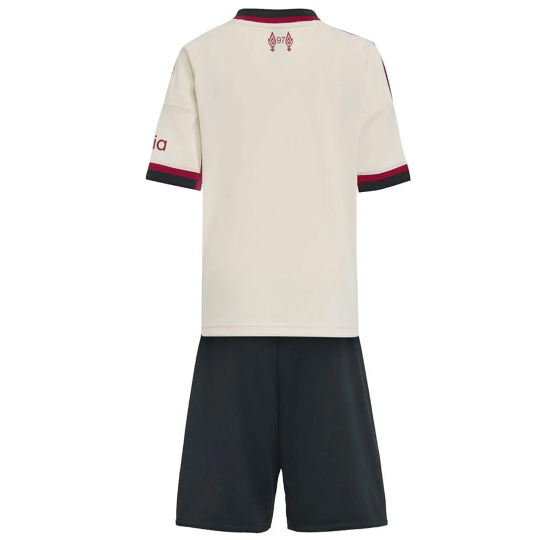 Kids Liverpool Away Jersey Full Kit 2025/26