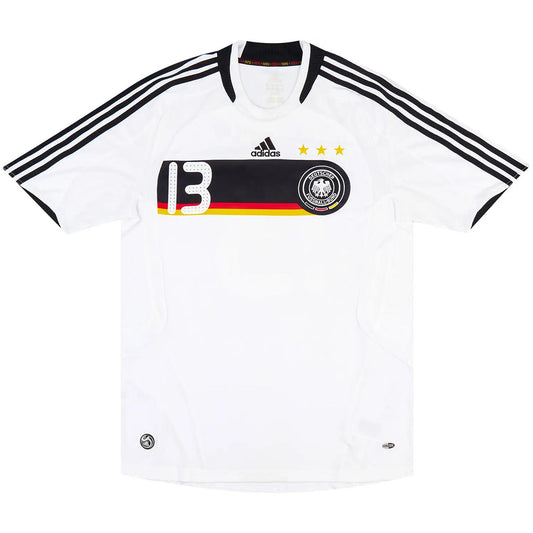 Ballack #13 Retro Germany Home Jersey Euro Cup 2008