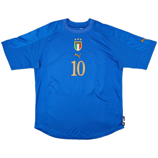 TOTTI #10 Retro Italy Home Jersey Euro Cup 2004