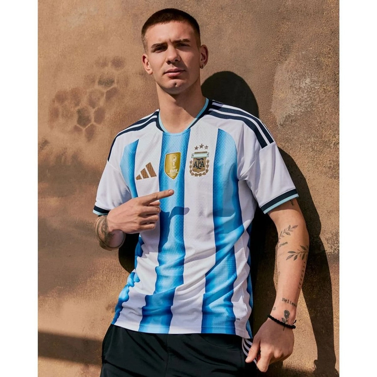 Argentina Home Match Long Sleeve Jersey Player Version World Cup 2026