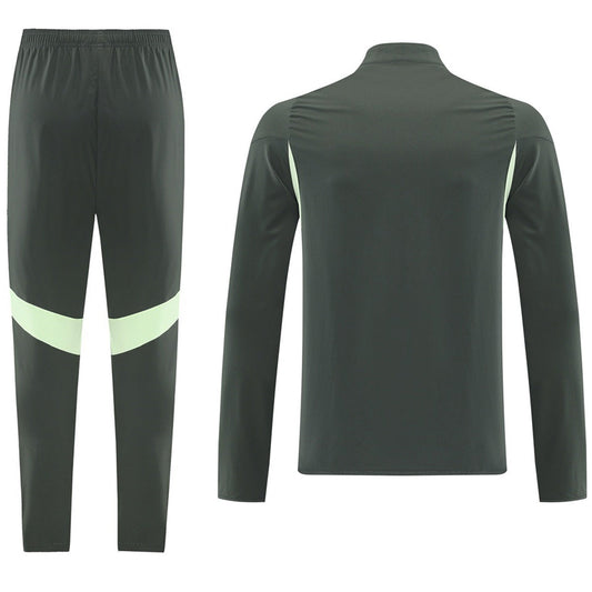 Real Madrid Training Tracksuit Kit(Jacket+Pants) Green 2025/26