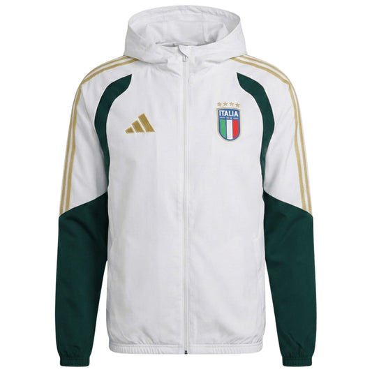 Italy Windbreaker Hoodie Kit(Top+Pants) White 2026