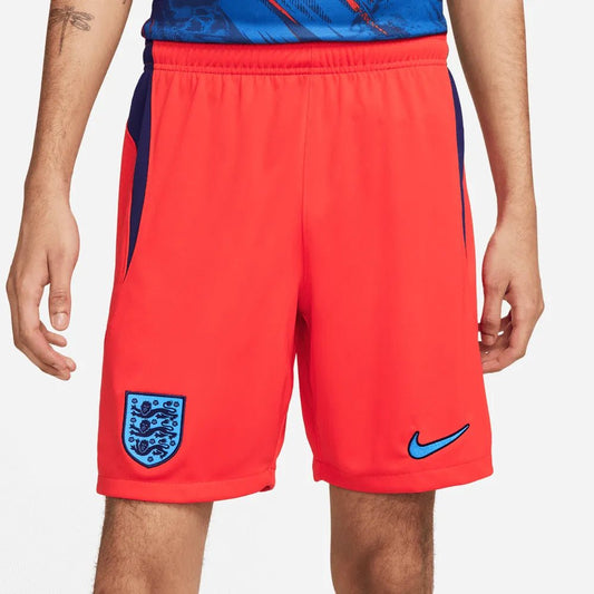 2022-23 England Away Stadium Soccer Short Red-Blue Void