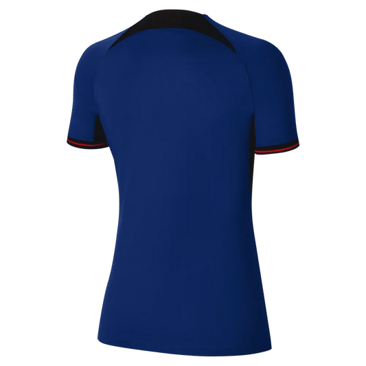 2022-23 Netherlands Women's Away Soccer Jersey - Deep Royal Blue