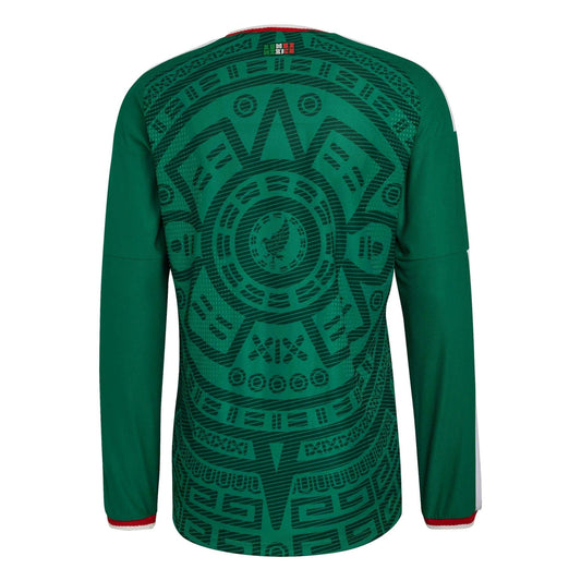 2026 Mexico Men's Authentic Home Long-Sleeve Soccer Jersey
