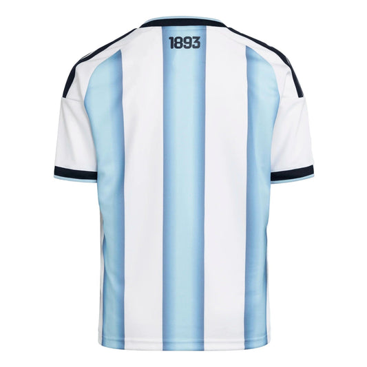 2026 Argentina Youth Stadium Home Soccer Jersey