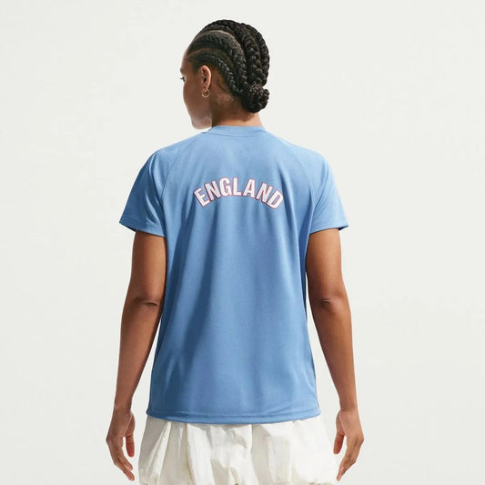 2026-27 England Women's Strike Top Work Blue/Obsidian/White