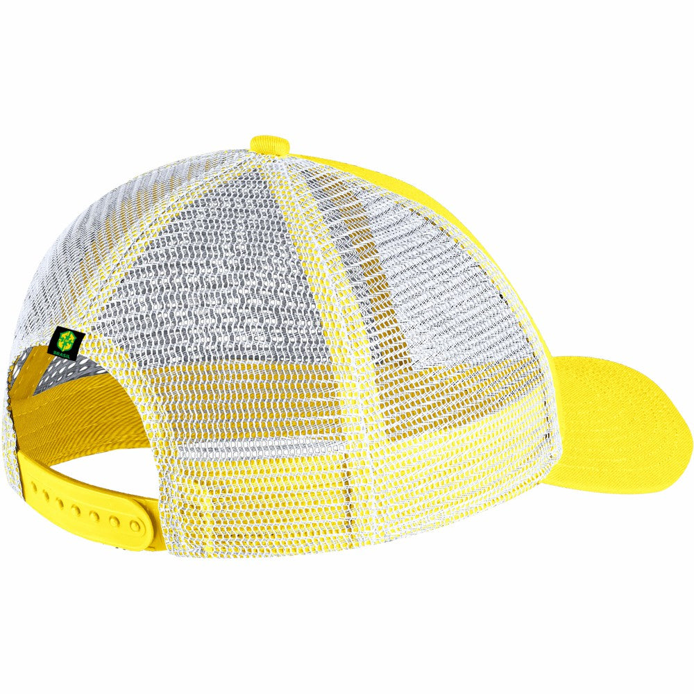 Brazil National Team Classic99 Trucker Snapback Hat for sale - Yellow