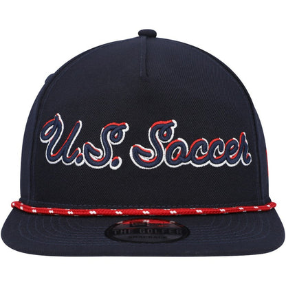 USMNT New Era Script Golfer Adjustable Hat for sale -  Navy