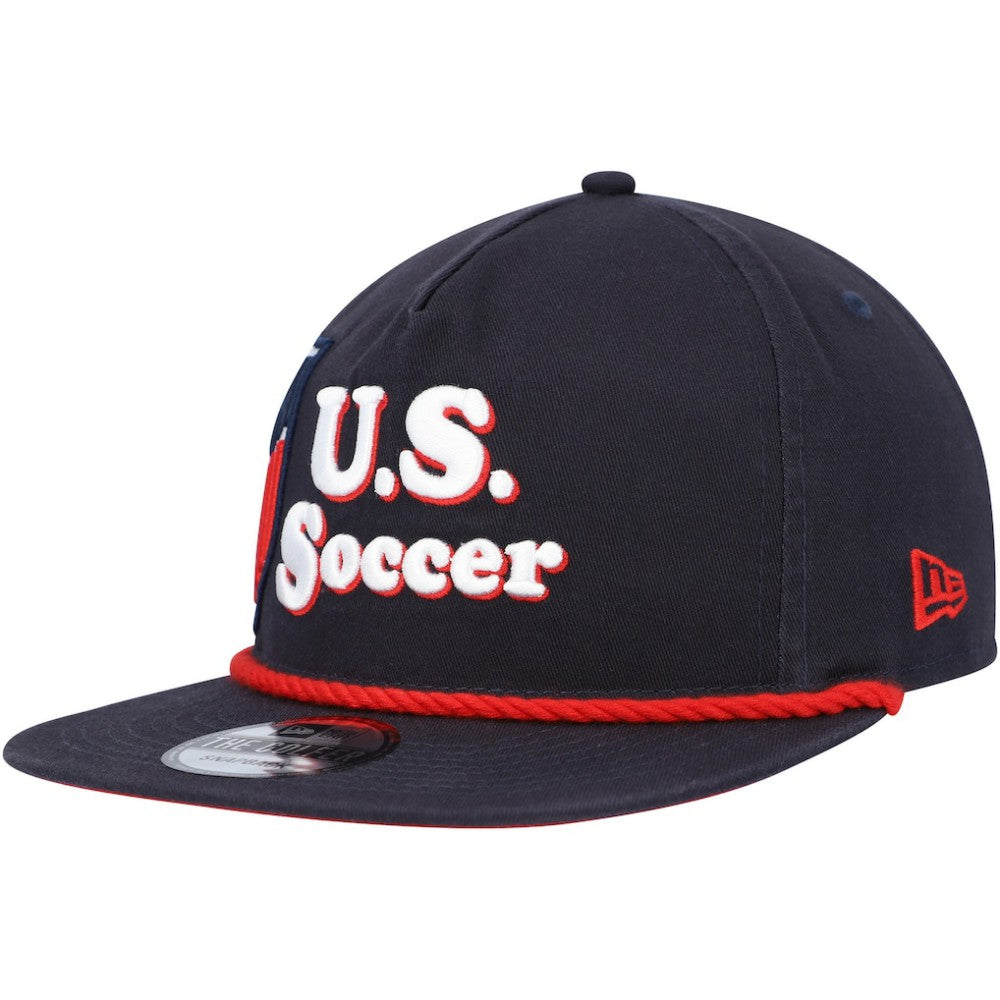 USMNT New Era Heritage The Golfer Snapback Hat for sale - Navy