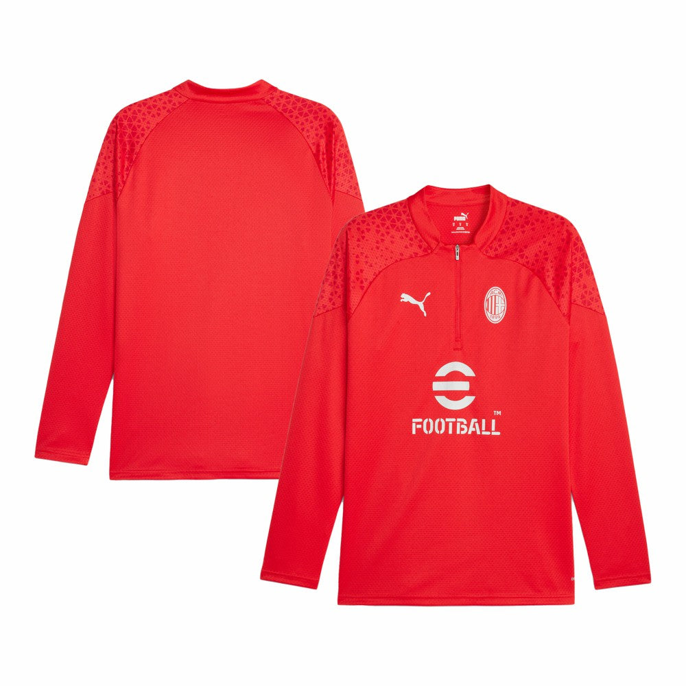 AC Milan 2023/24 Quarter-Zip Training Top on sale - Red