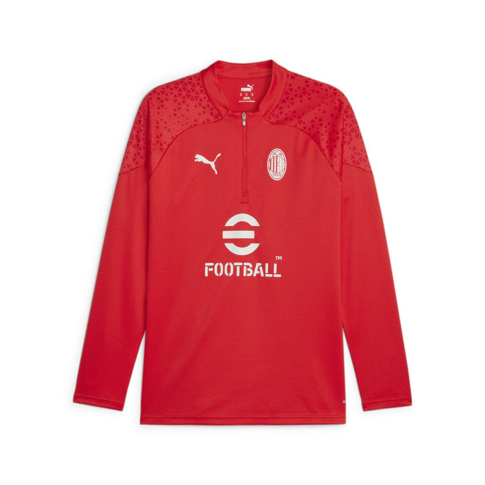 AC Milan 2023/24 Quarter-Zip Training Top on sale - Red