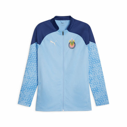 Chivas 2023/24 Full-Zip Training Top Discount - Light Blue