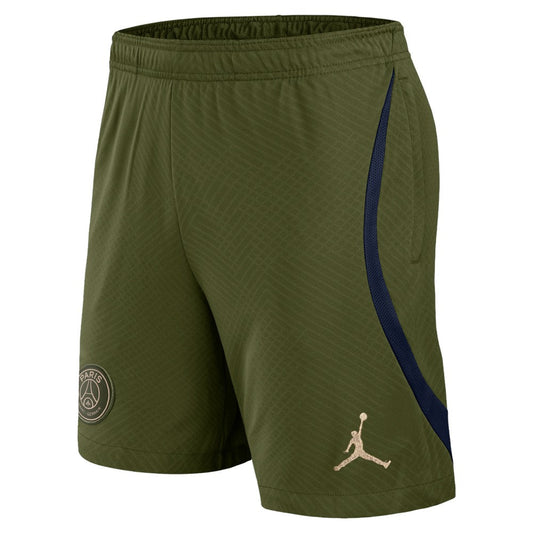 Paris Saint-Germain Jordan Brand Youth 2023/24 Fourth Strike Shorts on sale - Olive