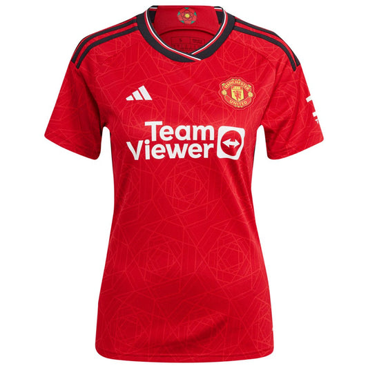 Casemiro Manchester United Women's 2023/24 Home Replica Player Jersey Discount - Red