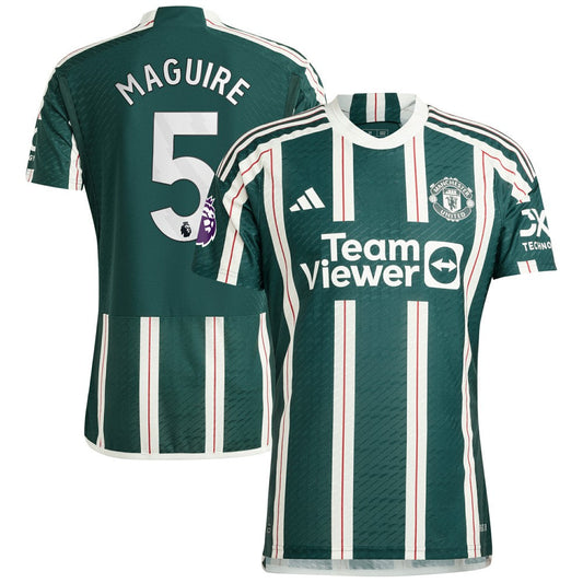 Harry Maguire Manchester United 2023/24 Away Player Jersey Discount - Green